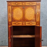 Secretary of Dame Restauration/Charles X in precious wood marquetry circa 1900