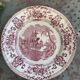 Plat creux ancien, Longwy france, modele Cyprus, motif asiatique, art deco et collector