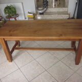 Farmhouse table in solid oak