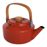 Enameled teapot
