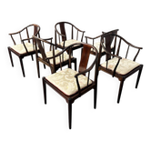 Set of 6 armchairs, “Chinese Chair” model FH 4283, designed by Hans J. Wegner for Fritz Hansen, Denmark, 1979
