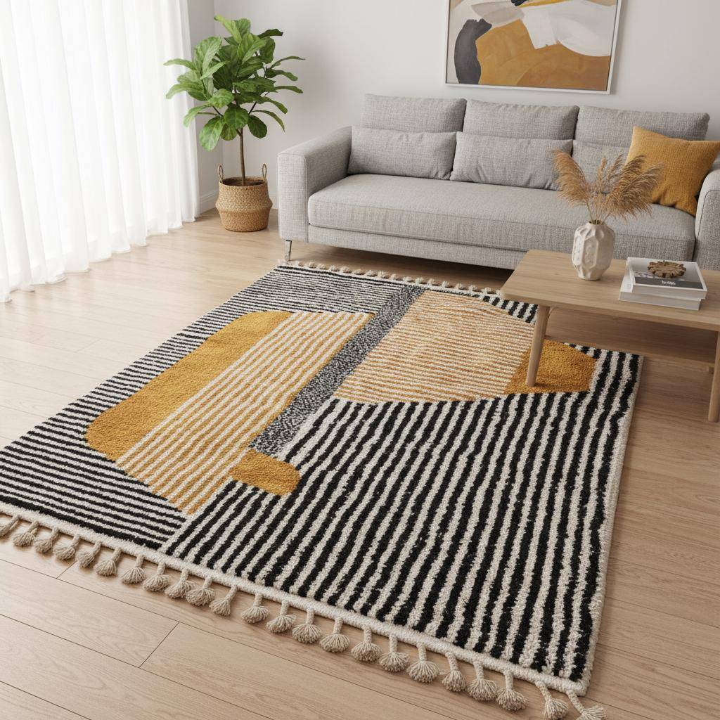 Large handmade Berber rug 3x2 m