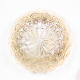 Pair of smoked glass ceiling lights