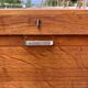 Oak notary curtain cabinet