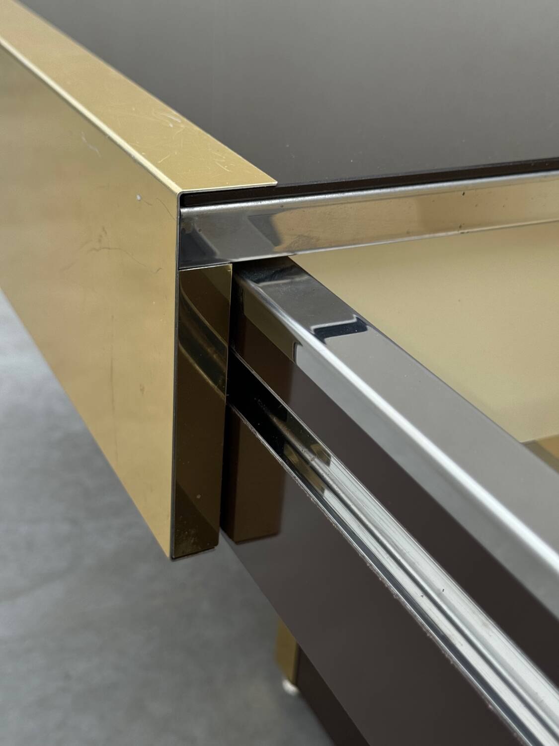 70s designer bar coffee table