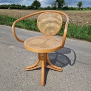 Thonet 5501 curved wood armchair
