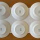 6 old earthenware plates from Saint-Amand (North)