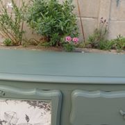 Armoire ancienne Green Smoke – Toile de Jouy .