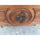 19th century walnut chest of drawers with 3 drawers