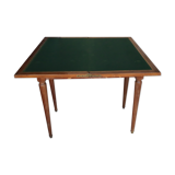 Table de jeux Louis XVI en marqueterie