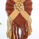 Vintage wall decoration, crochet and macramé