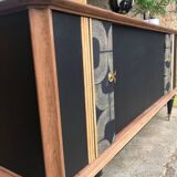 Black vintage sideboard