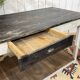 1930s draper's table in fir and chestnut