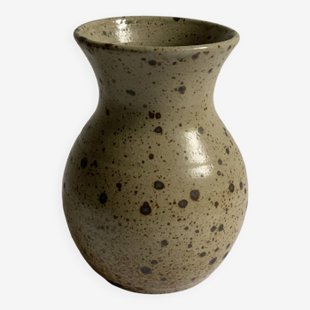 Vase grès pyrite