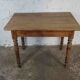 Table bistrot ou bureau vintage en chêne massif