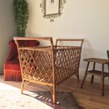 Rattan child bed