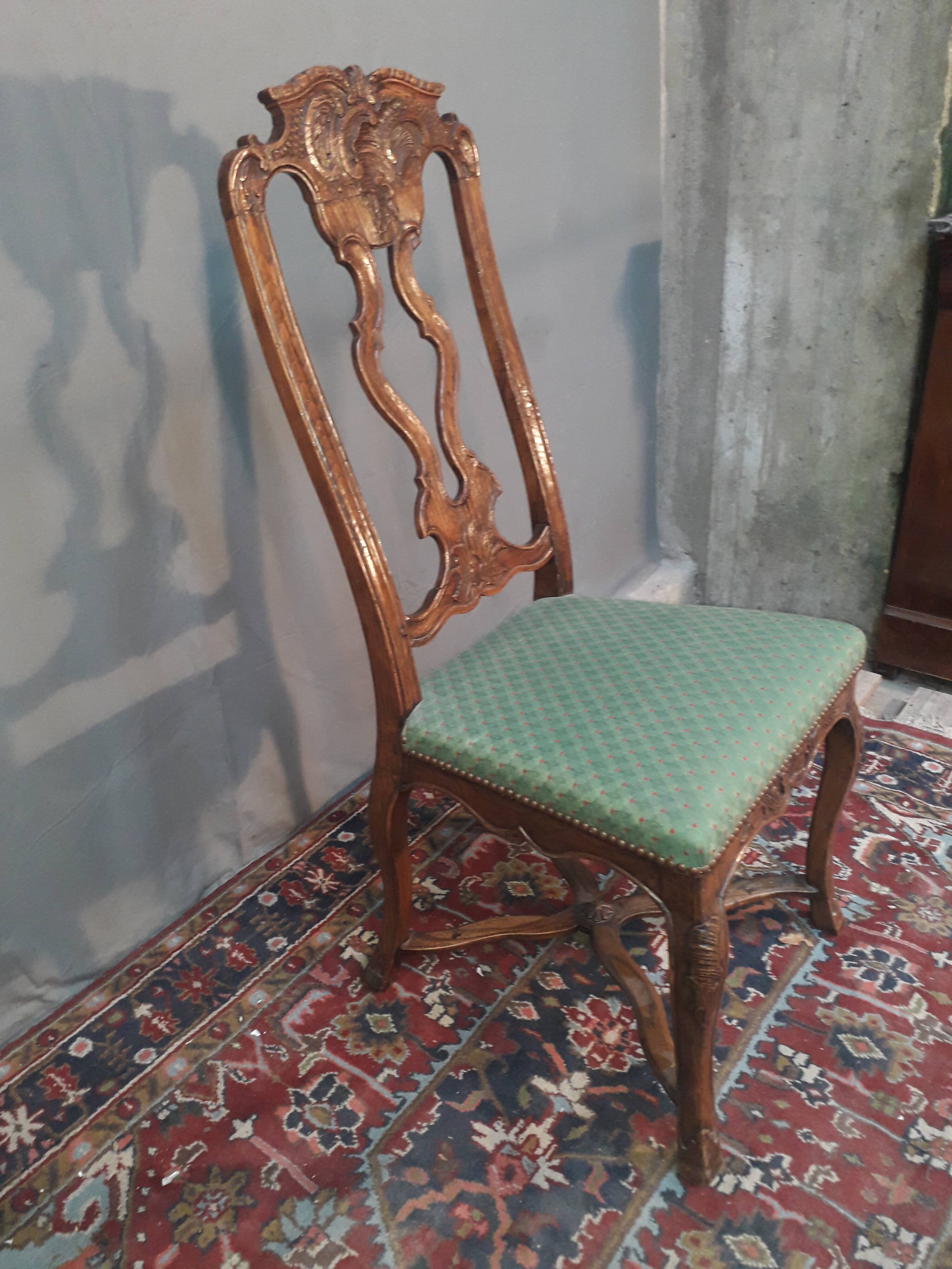 Carved Dutch chair