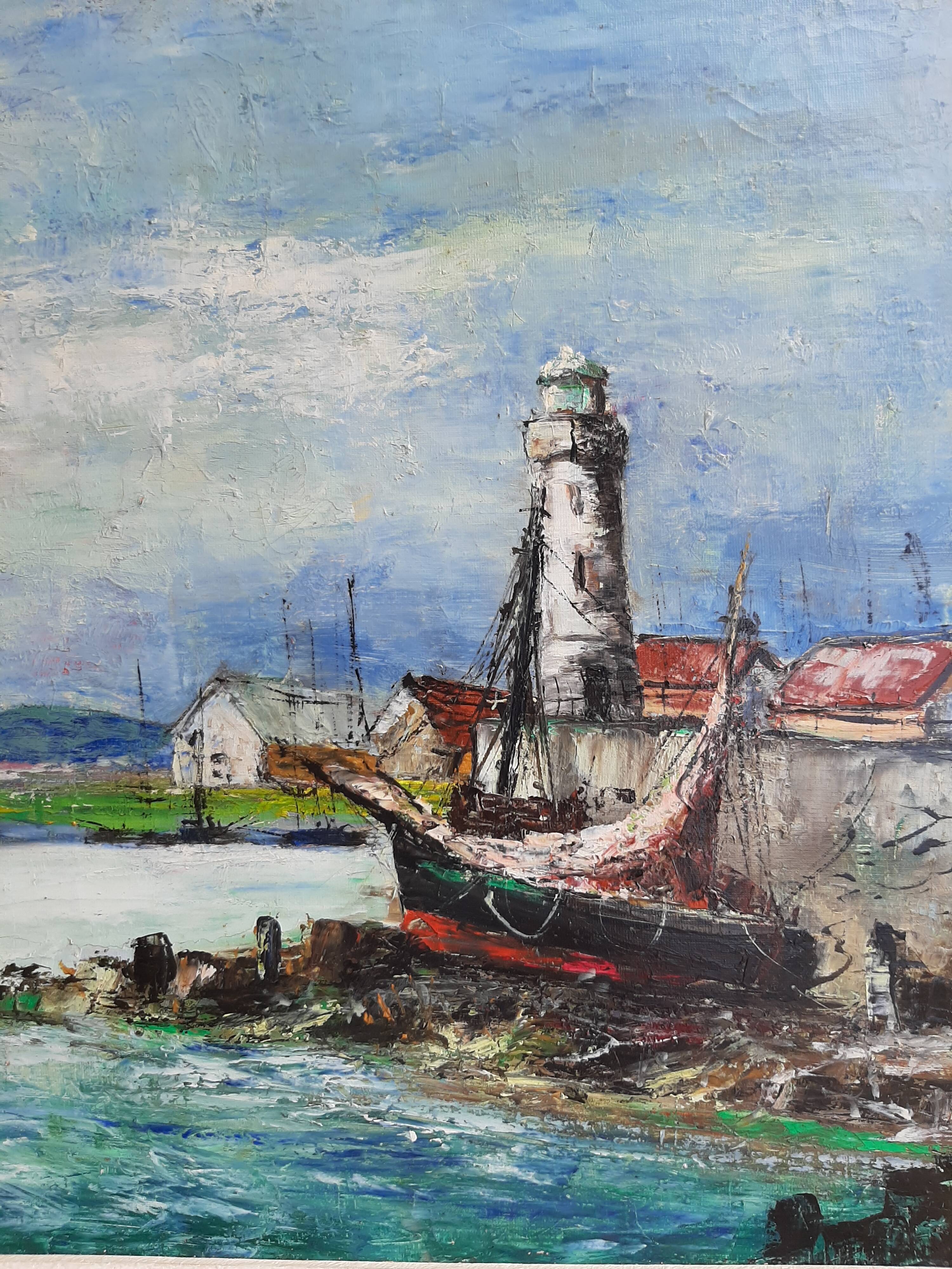 The Honfleur lighthouse