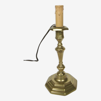 Chandelier bougeoir laiton lampe de bureau d'appoint ou chevet 31 cm