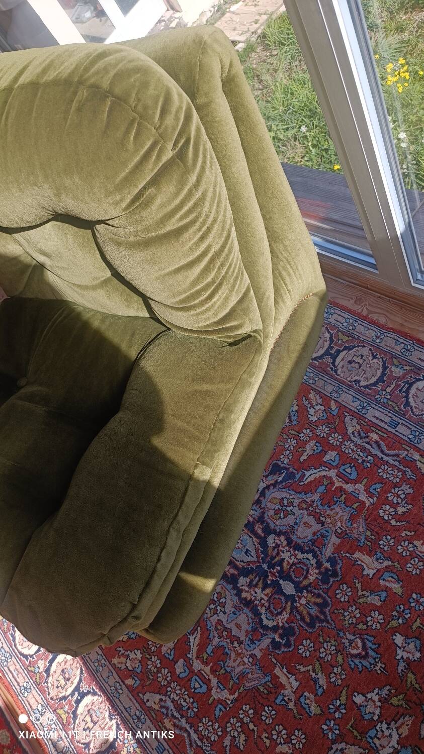 Fauteuil velours des années 60/70 en parfait état