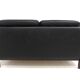 Scandinavian leather sofa 2 places, Sweden, 1950