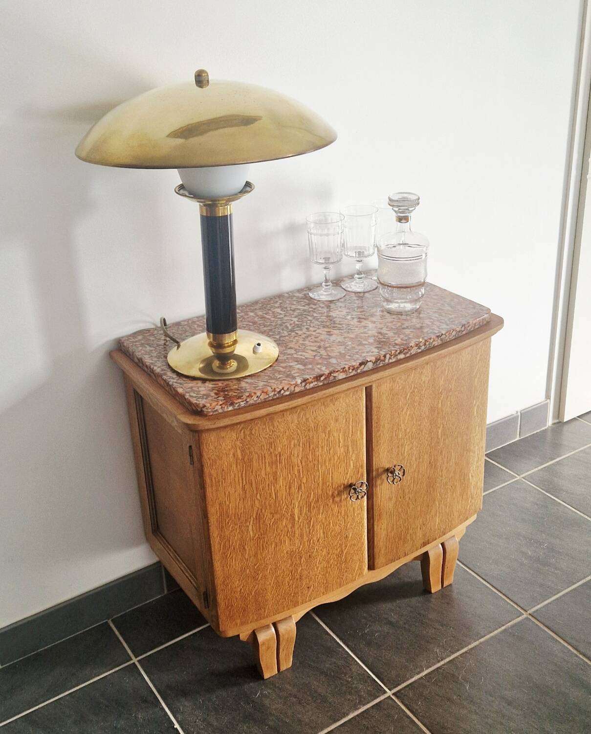 Art Deco style furniture - Oak and beech - 1950s