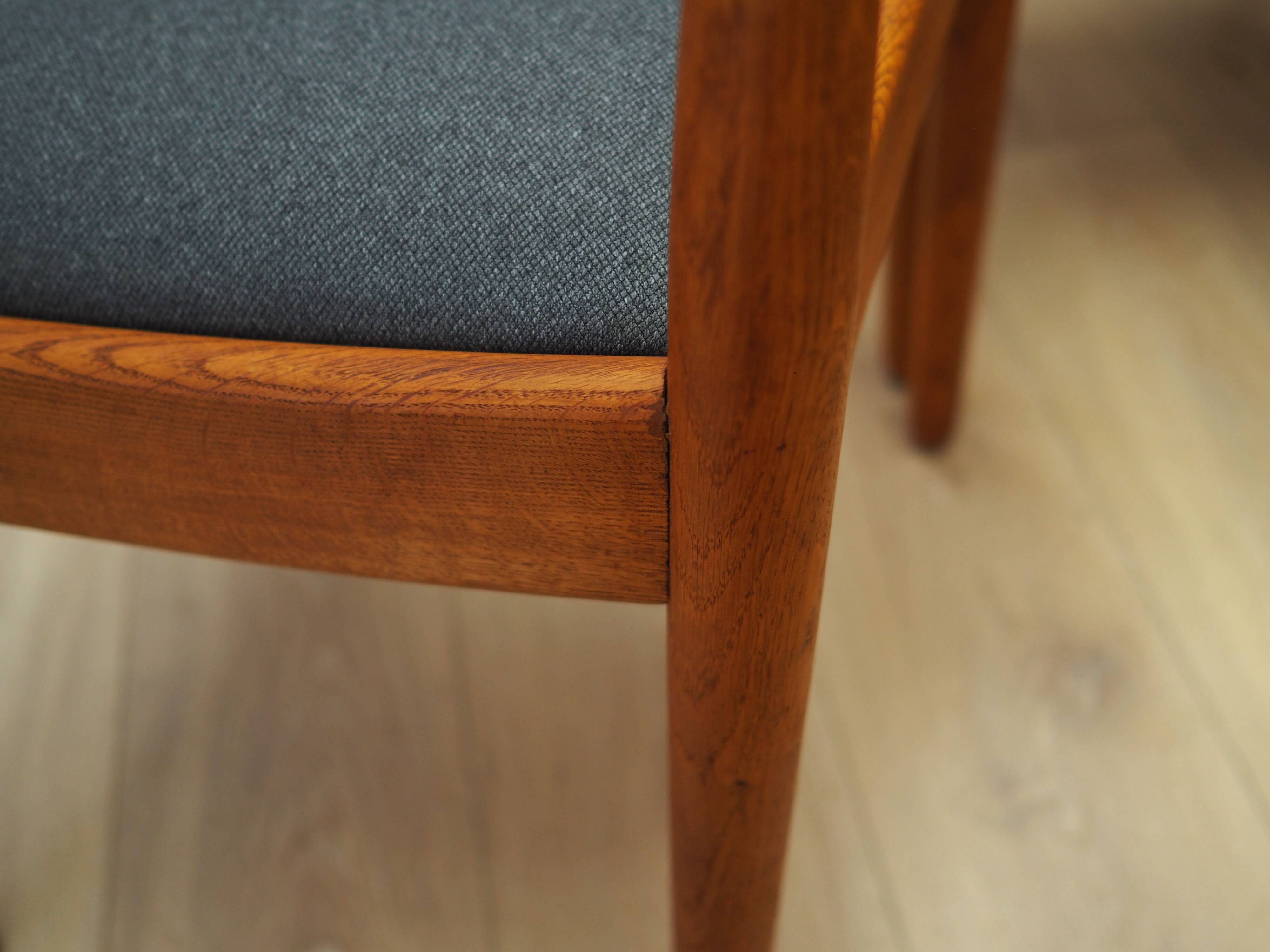 Set of six teak chairs, Danish design, 1970s, designer: Poul M. Volther