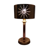 Moroccan lamp to lay in hammered copper hand chiseled pattern