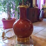 Antique blood-red lamp