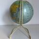 Vintage 1960 terrestrial globe by Girard Barrère in cream - 35 cm