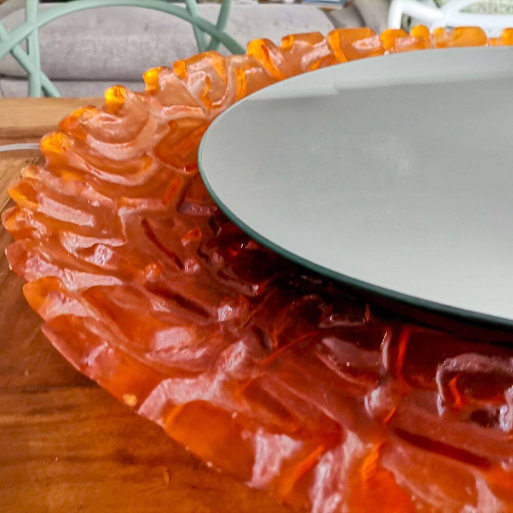 Miroir mural rétroéclairé pour salon par Hillebrand