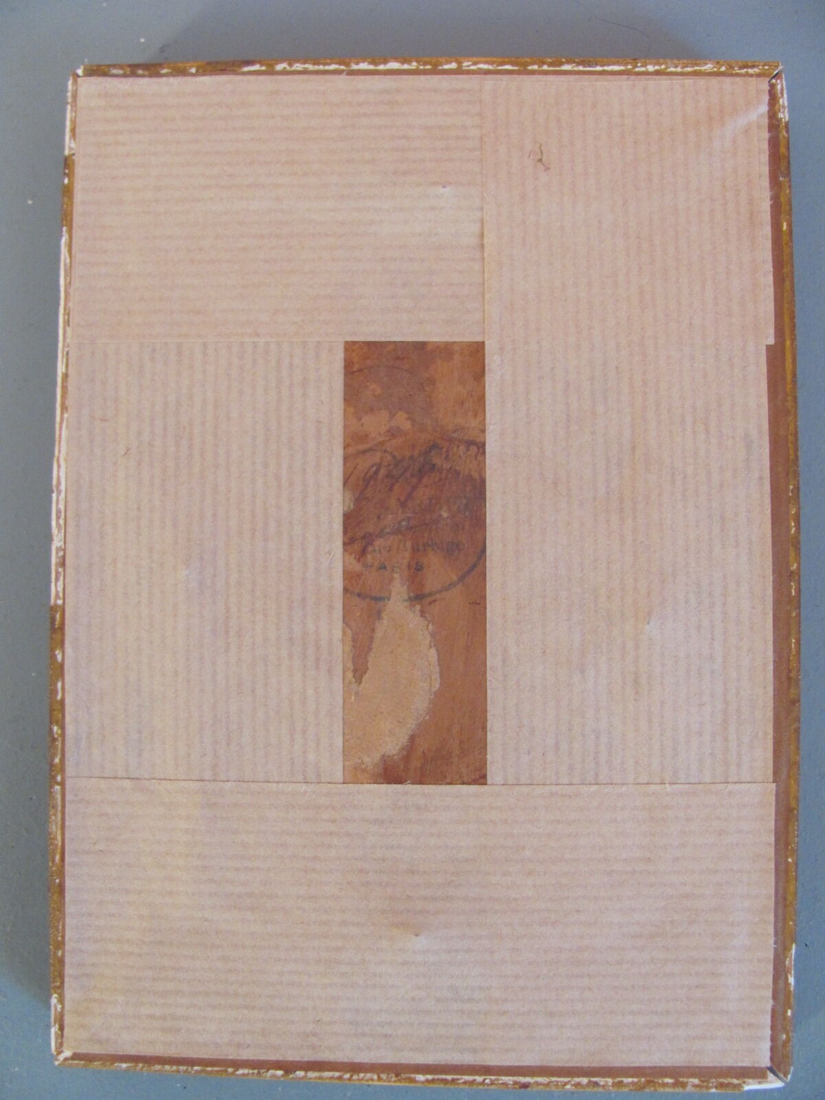 Two portraits wooden frame