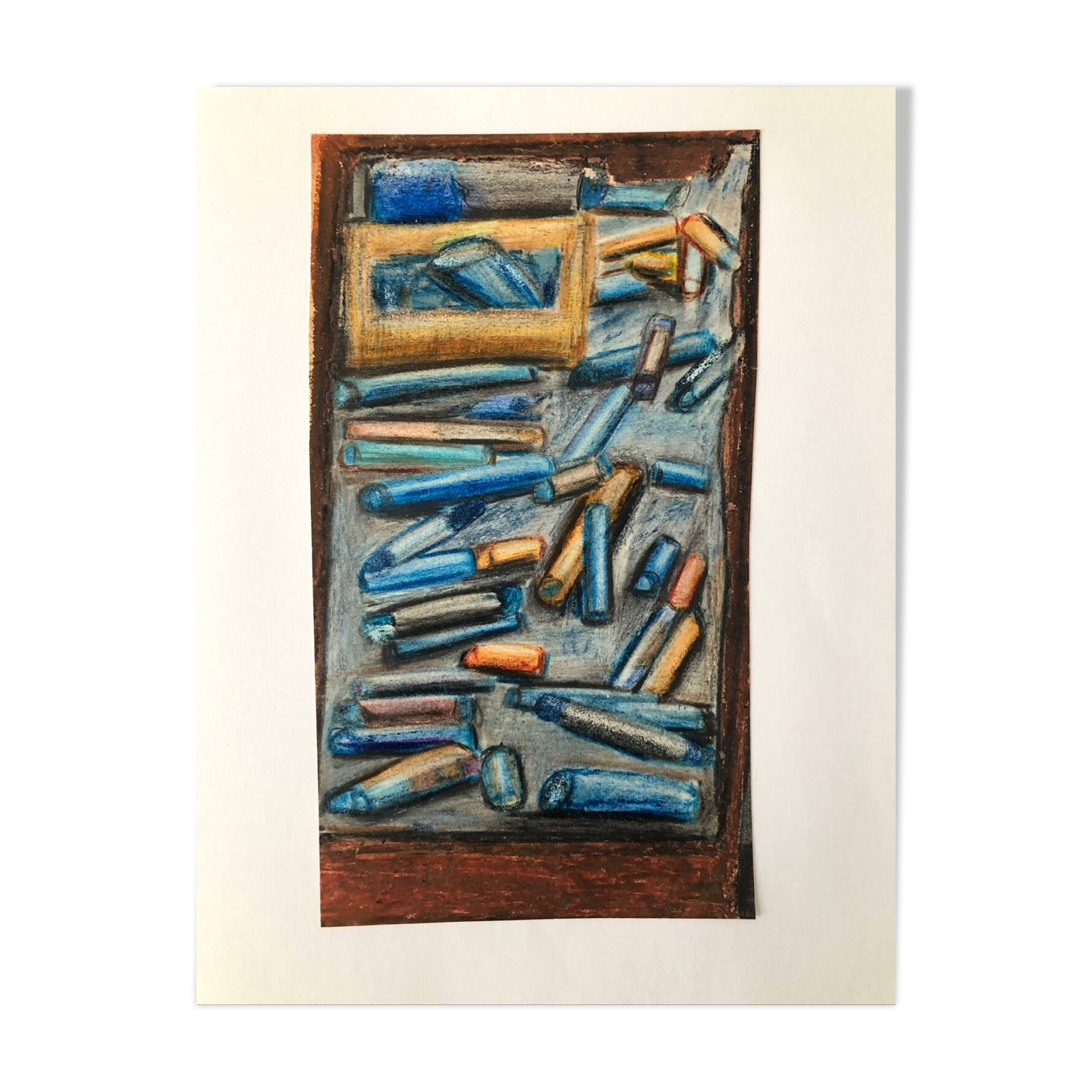 Pastel illustration