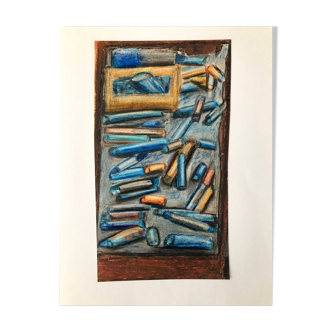 Pastel illustration