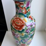 Multicolored japanese vase