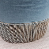 Fauteuil crapaud velours vert émeraude