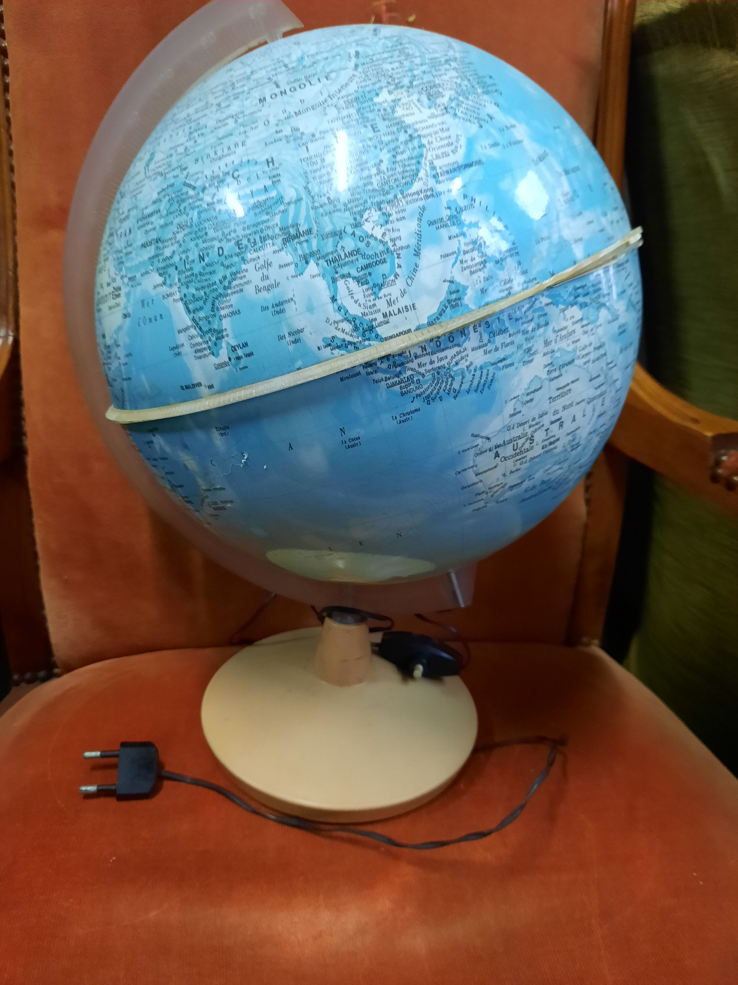 Vintage Earth Globe