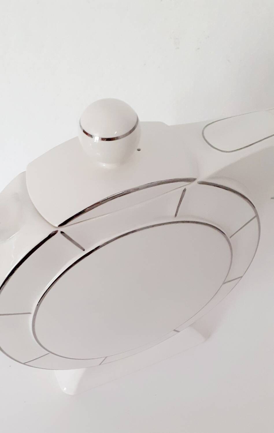 Digoin art deco porcelain coffee pot