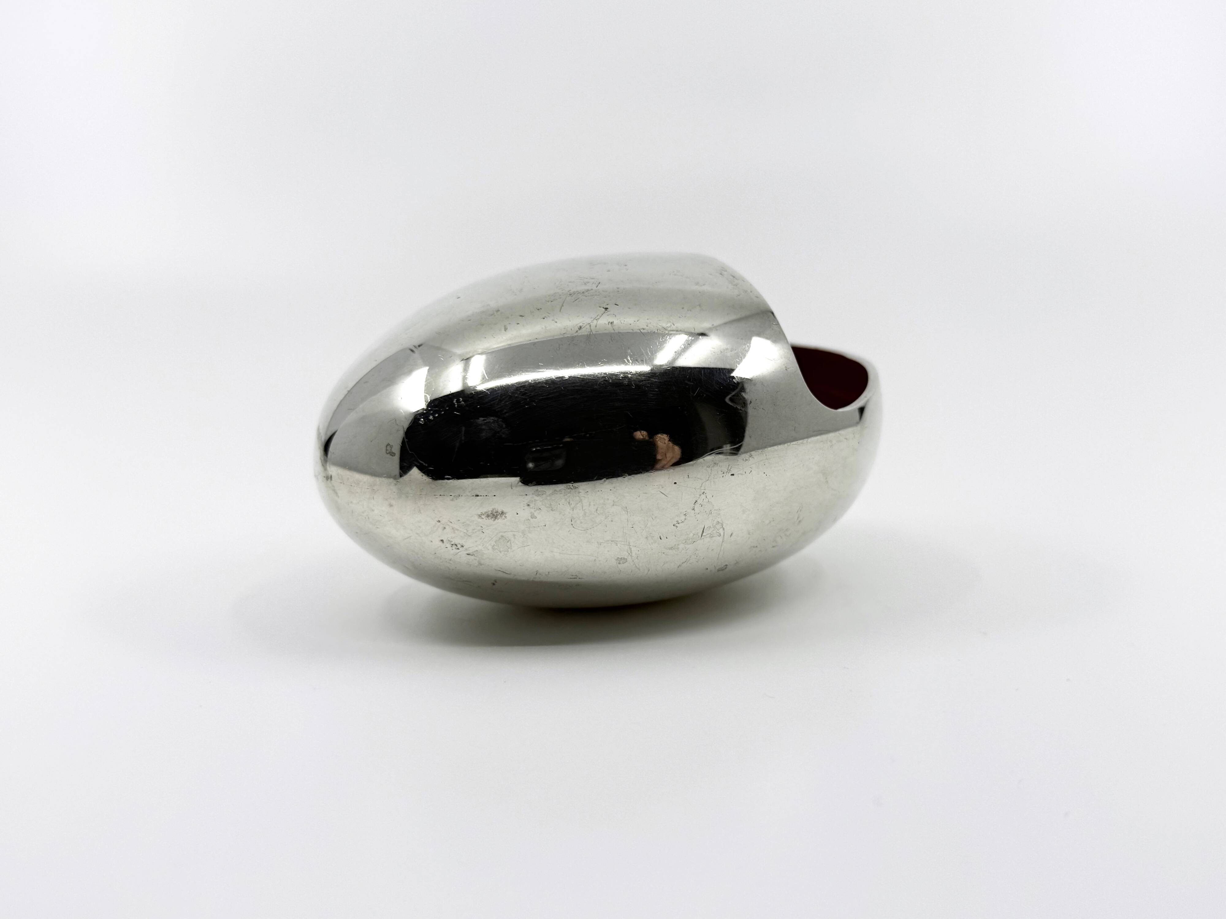 Cendrier moderniste "the smile" • Hans Bundle pour Carl Cohr • Danemark 50s