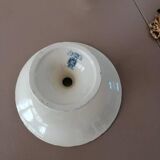 Composition in earthenware iron earth Gien model Stocklom blue art nouveau