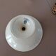 Composition in earthenware iron earth Gien model Stocklom blue art nouveau