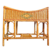 Rattan planter on stand