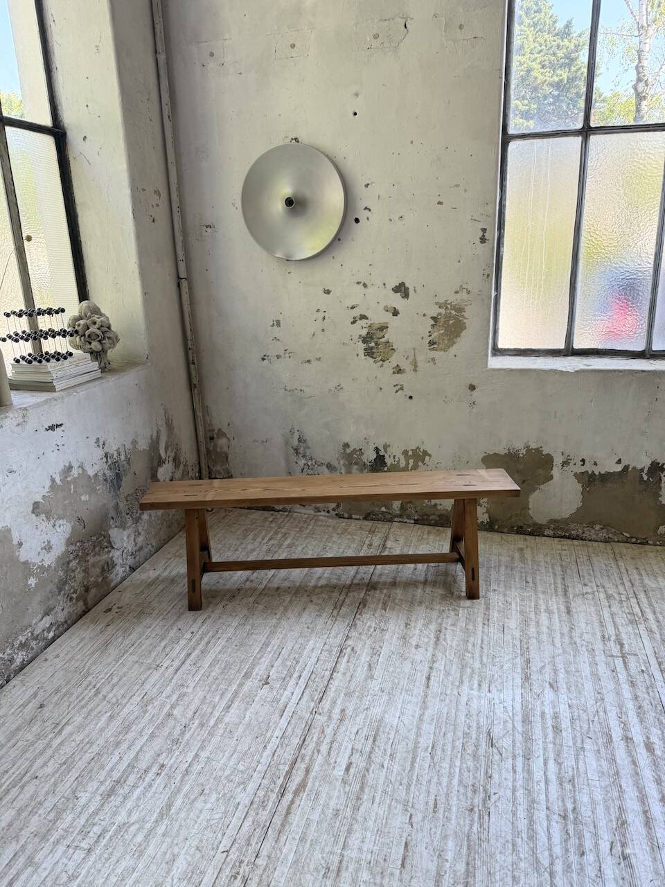 Pine farm bench, 1950