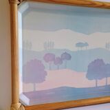 Rattan and fiberglass tray Catherine Escalon Camaieu