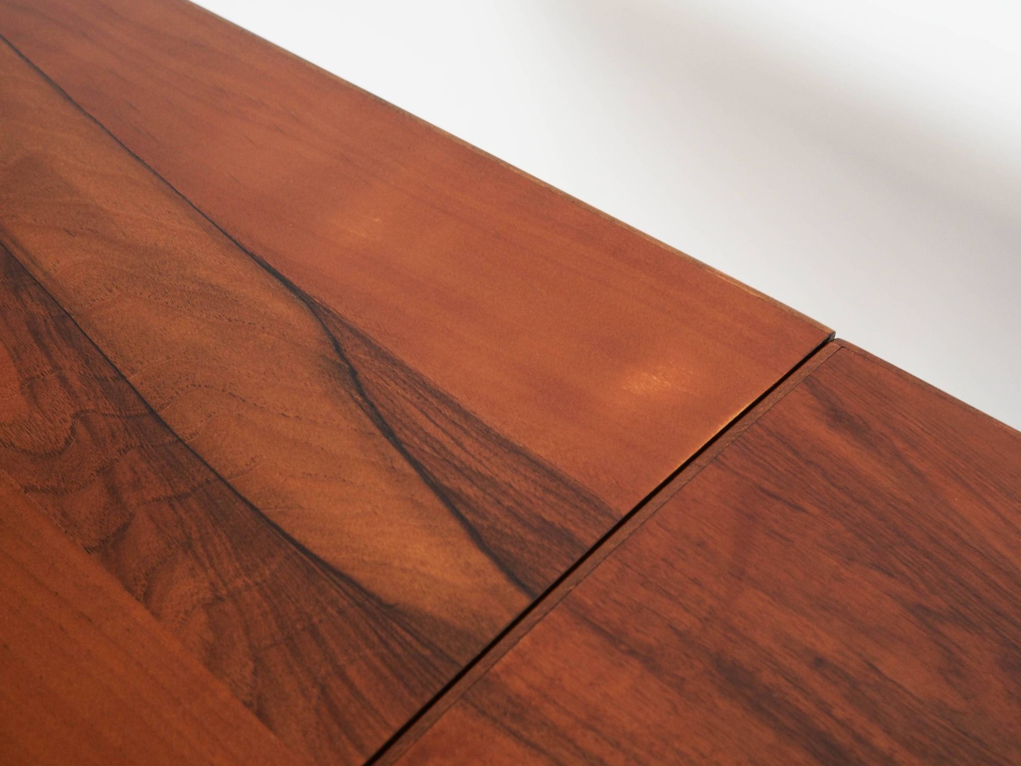 Walnut table, Danish design, 1970s, manufactured in Denmark