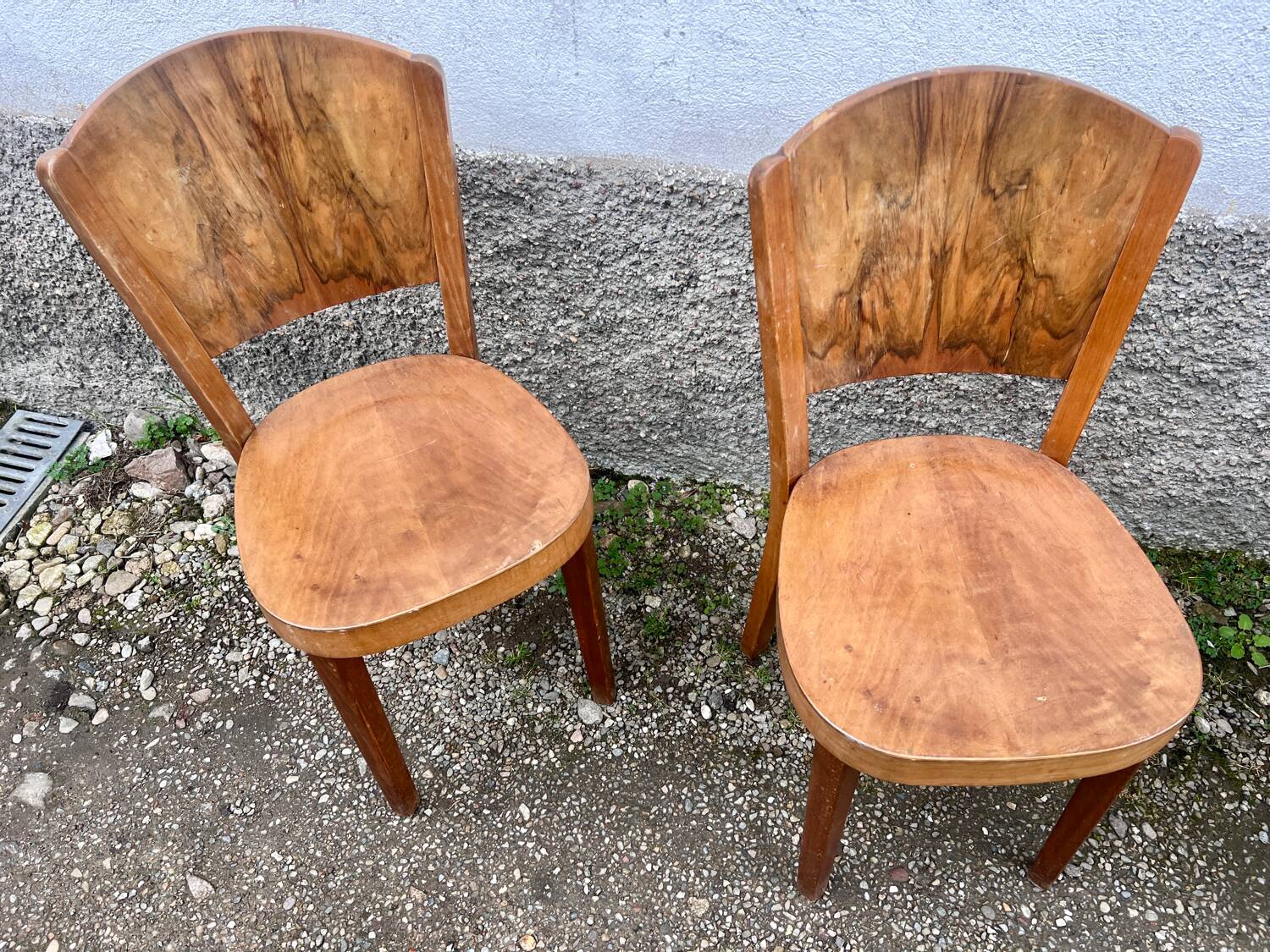 Vintage bentwood dining chairs