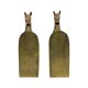 Brass prancing horses bookends figurines vintage copper 1970s