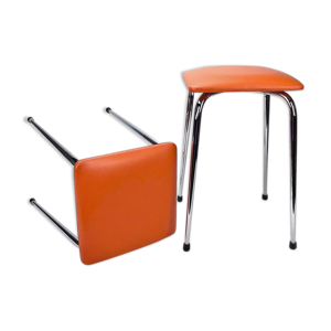 Duo de tabourets en skaï
