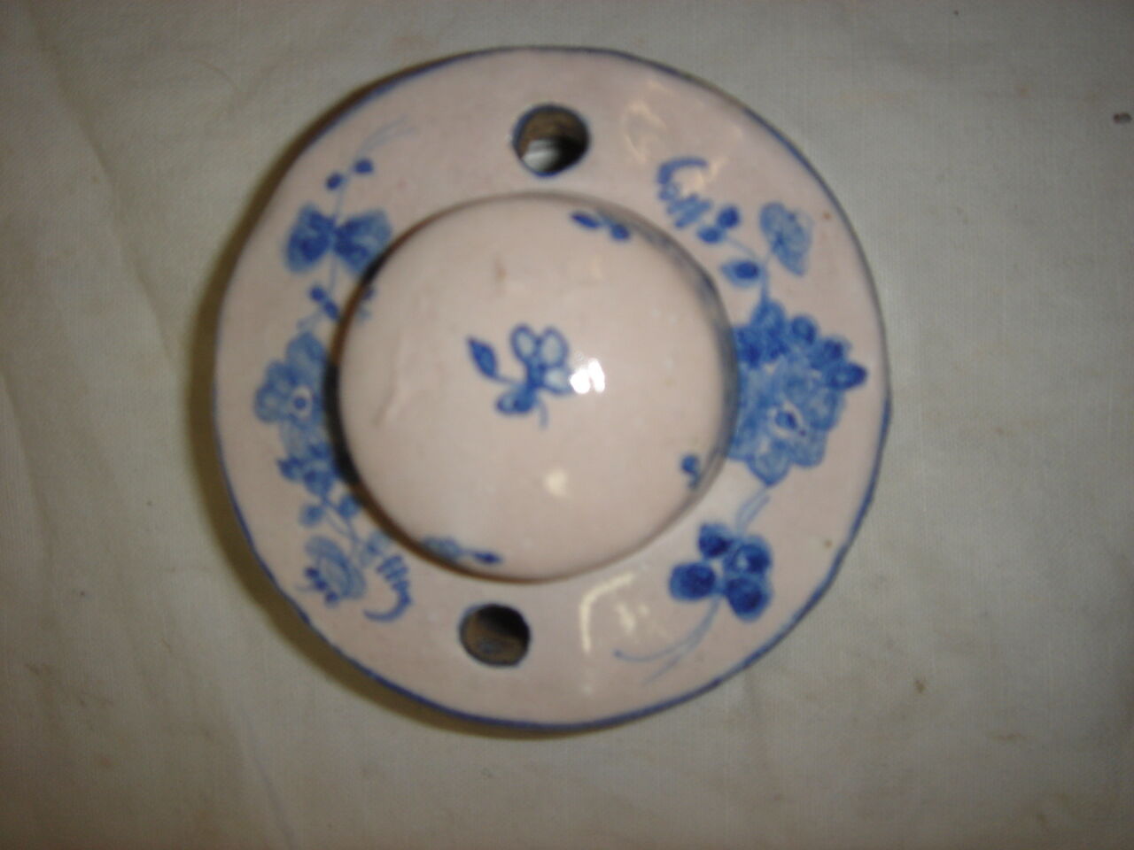 Painted porcelain inkwell 1960