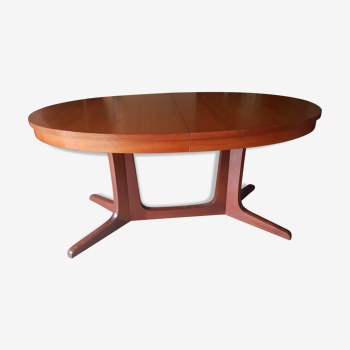 Table vintage scandinave ovale